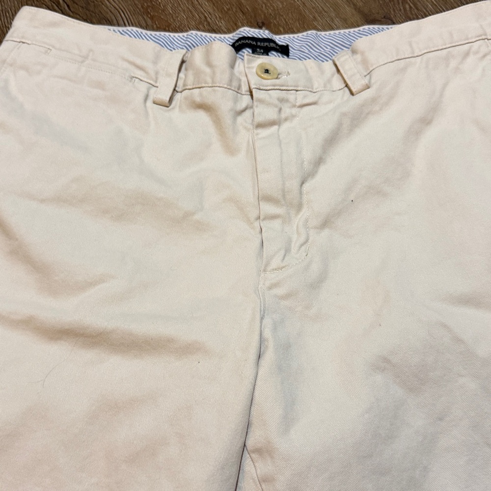 Banana Republic Cotton Classic Fit Chino Shorts - Picture 2 of 7